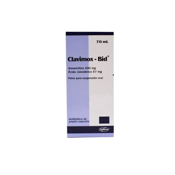 CLAVIMOX BID POLVO P/SUSP X 70 ML 