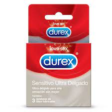 DUREX SENSITIVO ULTRA DELGADO 3 UNI