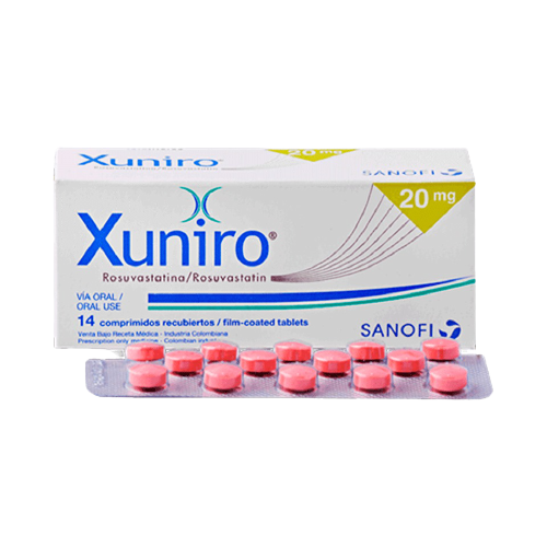 XUNIRO 20 MGS 14 COMPS CAJA