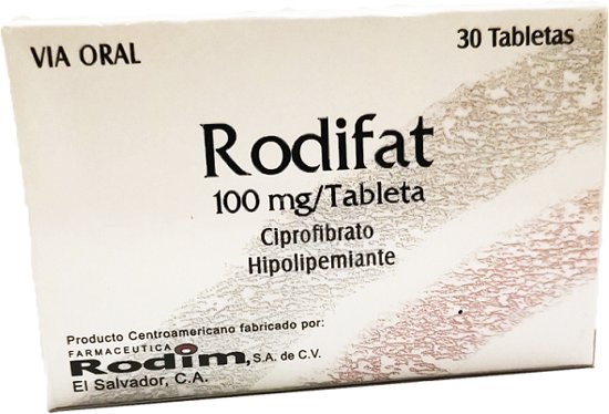 RODIFAT 100MGX30 TABLETAS CAJA          