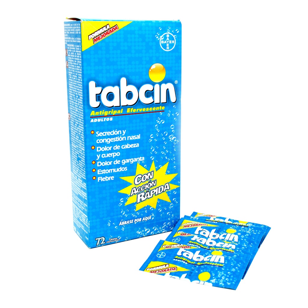 TABCIN EFERV AD 72TBLS DISP