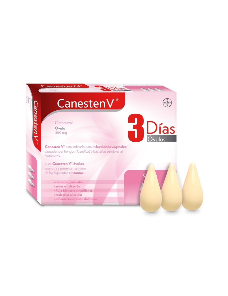 CANESTEN VAGINAL 3 OVULOS