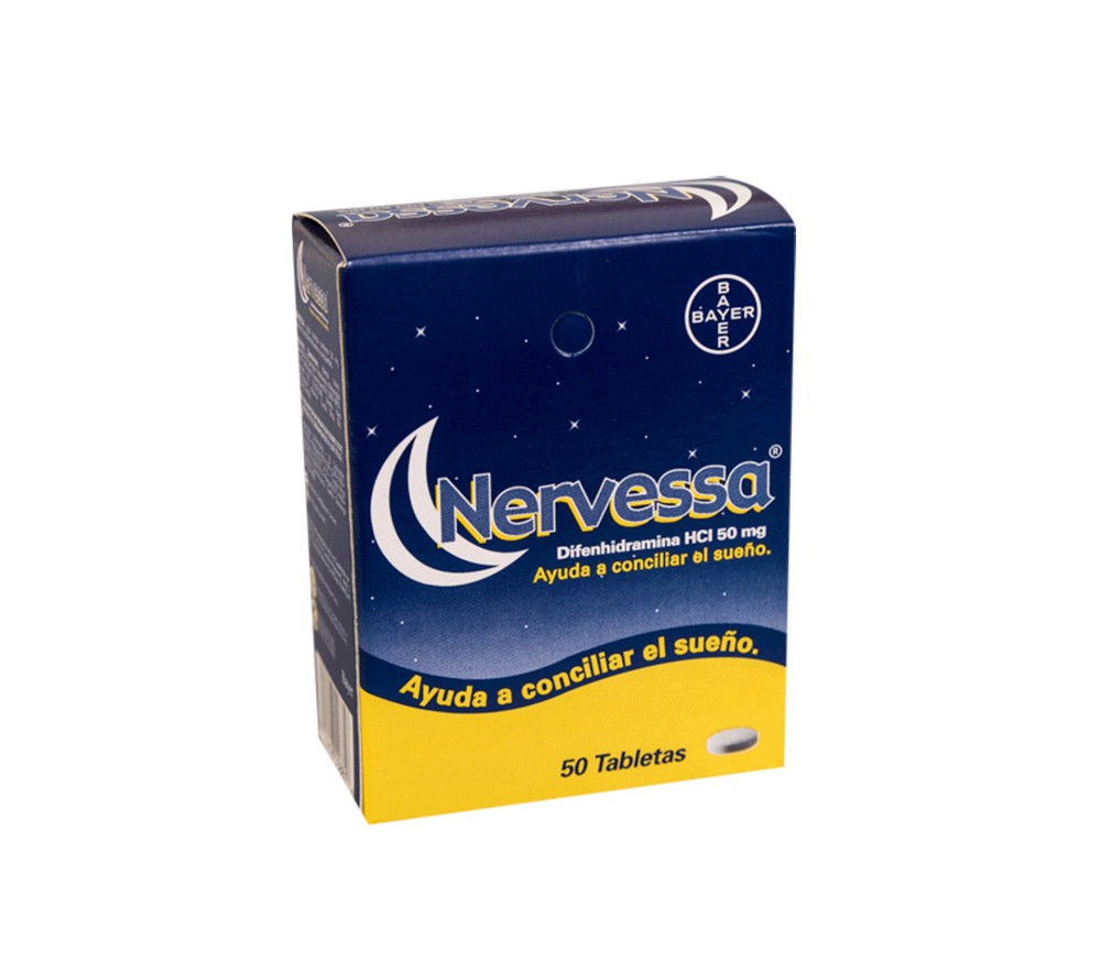 NERVESSA 50 MG 50 fASTILLAS CAJA