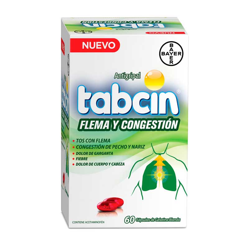 TABCIN FLEMA Y CONGESTION 60CAPS CAJA