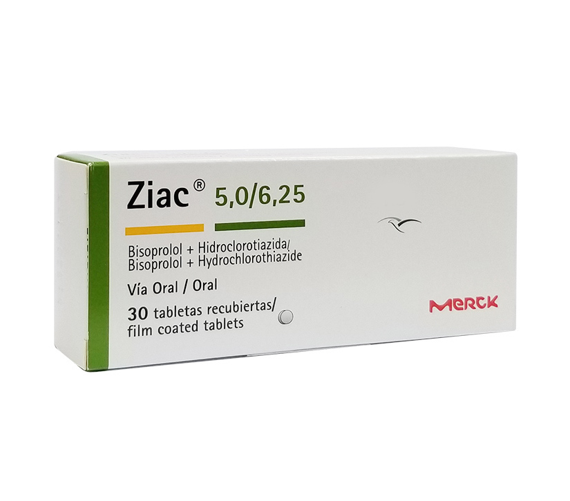 ZIAC 5.0 /6.25MG  30 TBLS CJA