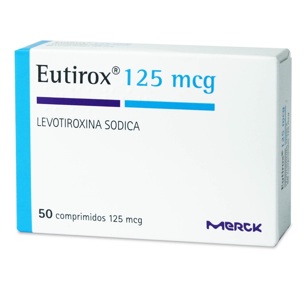 EUTIROX 125 MCG  50 TBLS CAJA