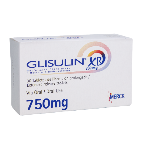 GLISULIN XR 750 MGS 30 TBLS CAJA