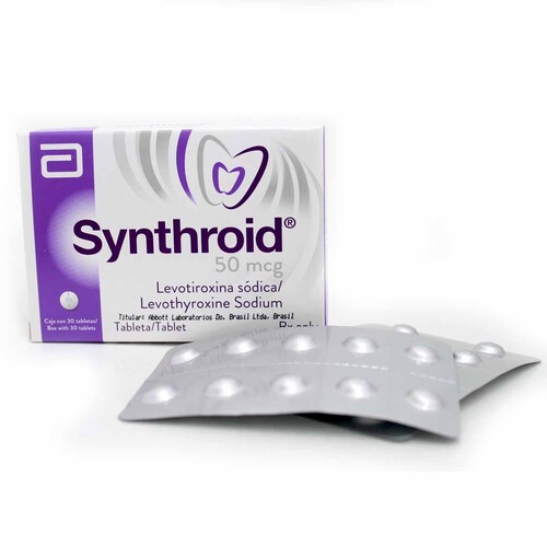 SYNTHROID 50 MCG 30 TBLS CAJA