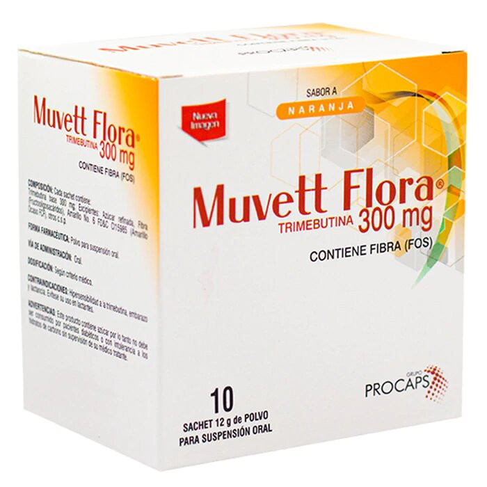 MUVETT FLORA 300MGS 10 SOBRES CAJA