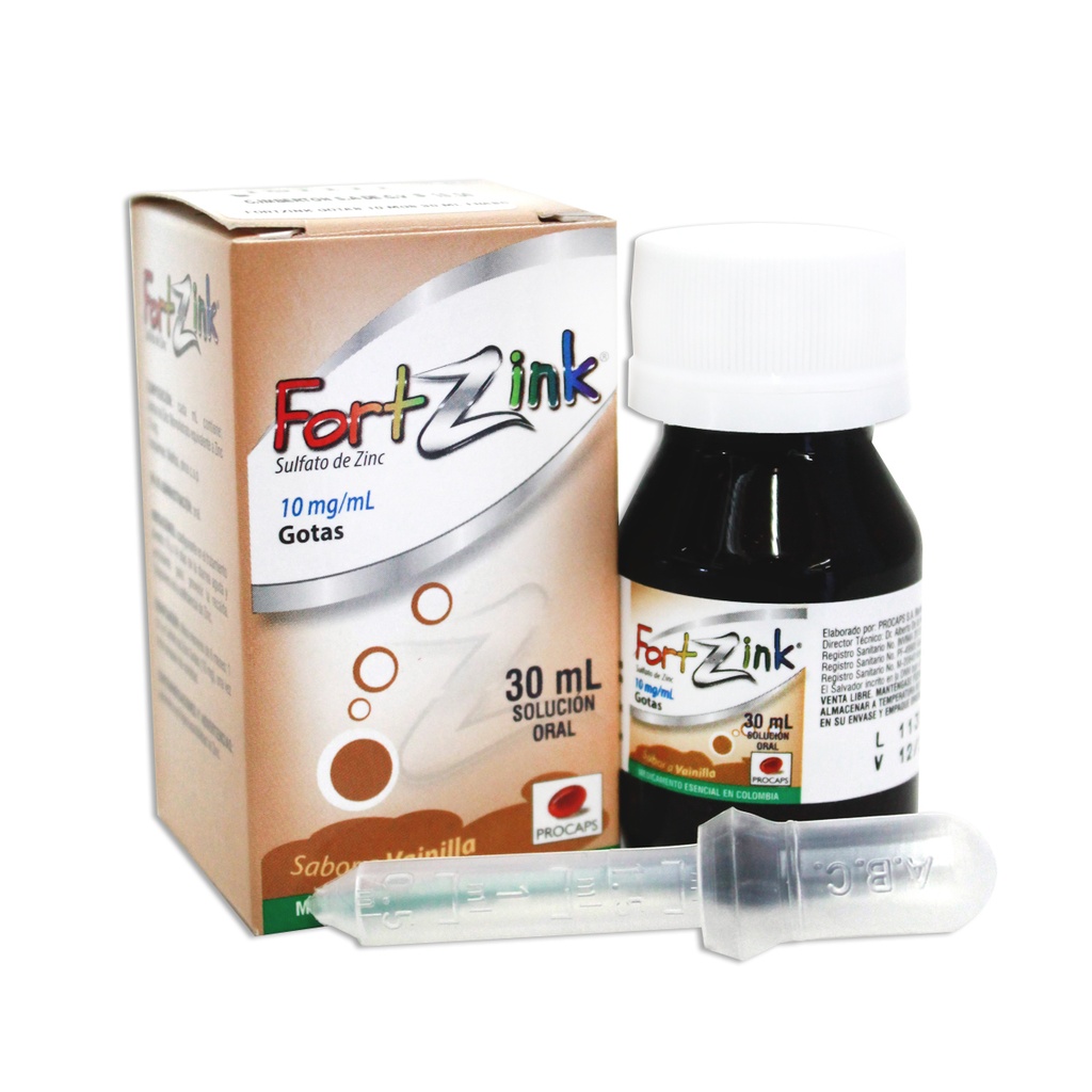 FORTZINK GOTAS 10 MGS 30 ML FRASCO