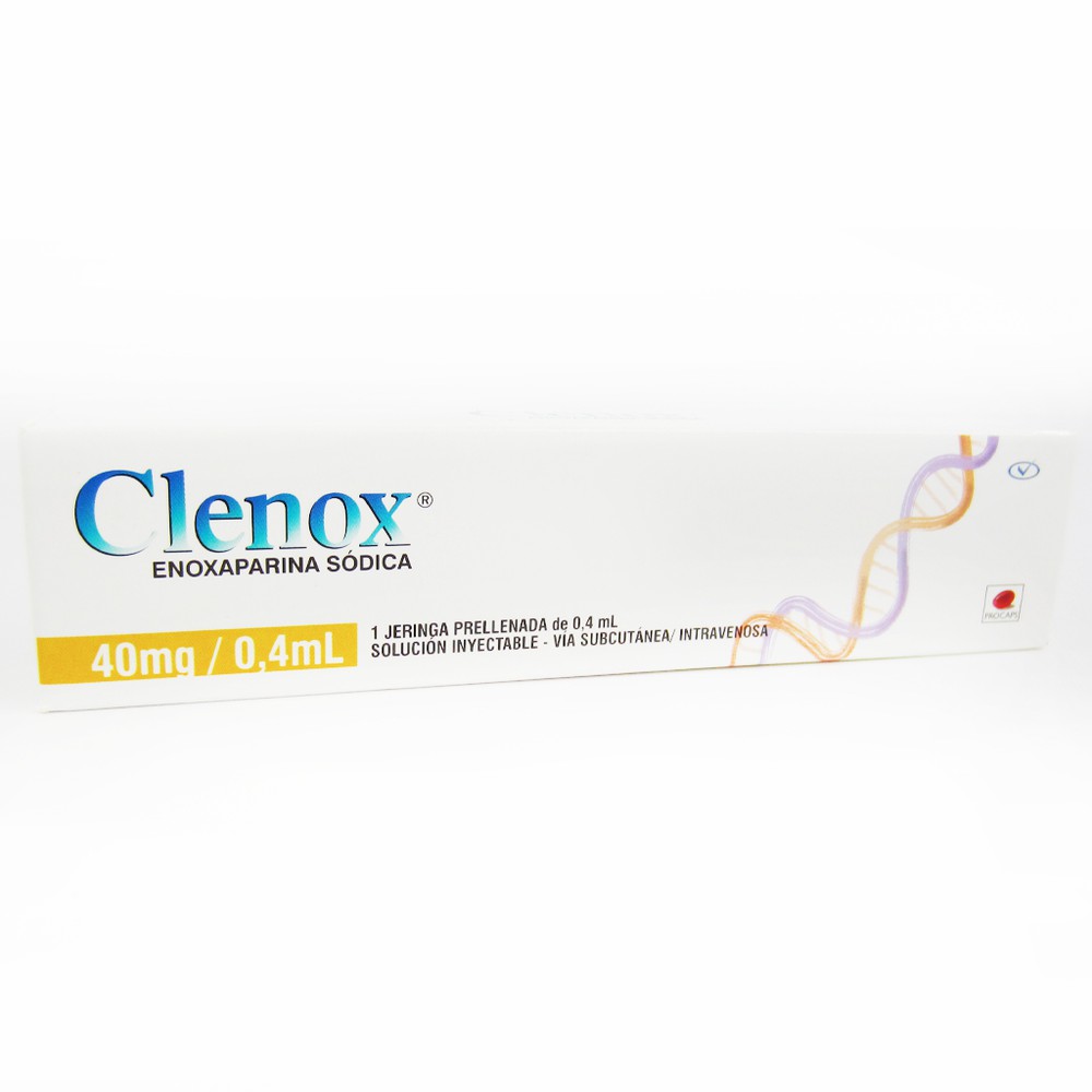 CLENOX 40MG/0.4 ML SOLUCION INYECTABLE