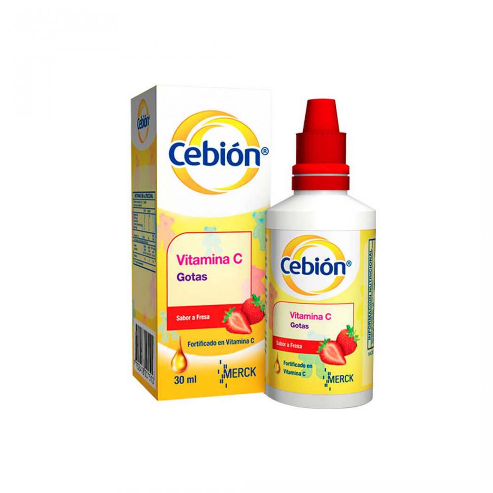 CEBION GOTAS 30 ML  FRESA     FCO GOTERO