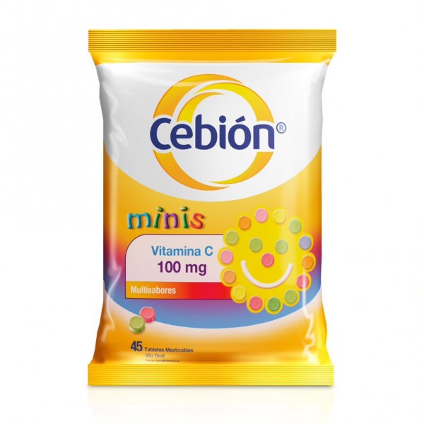 CEBION MINIS 100 MGS 10 SOB/45 TBLS DISP