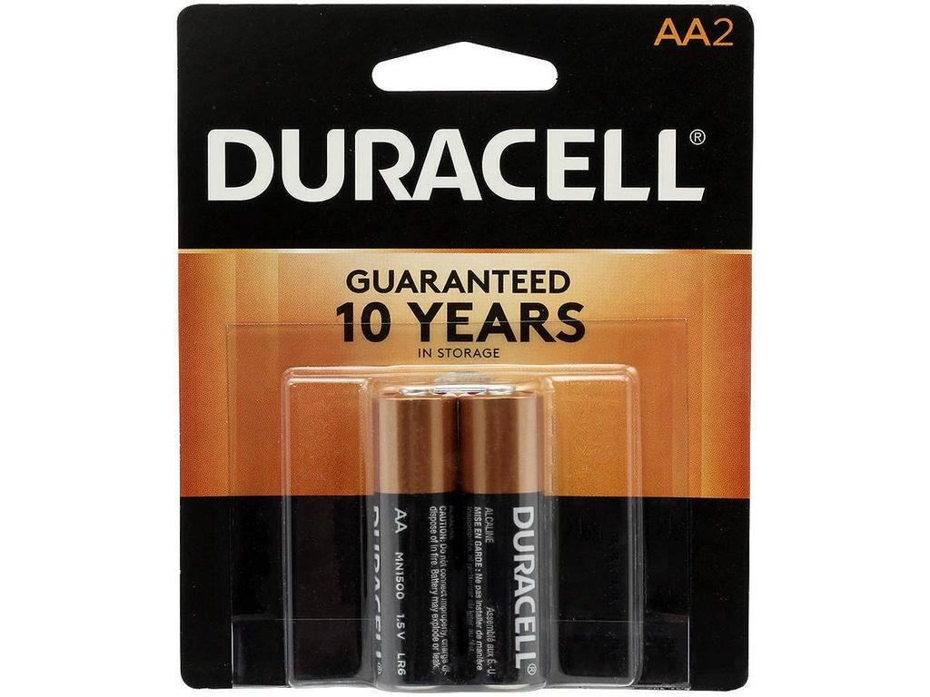 DURACELL AA 2 COOPER TOP TVAX48IT C.A.