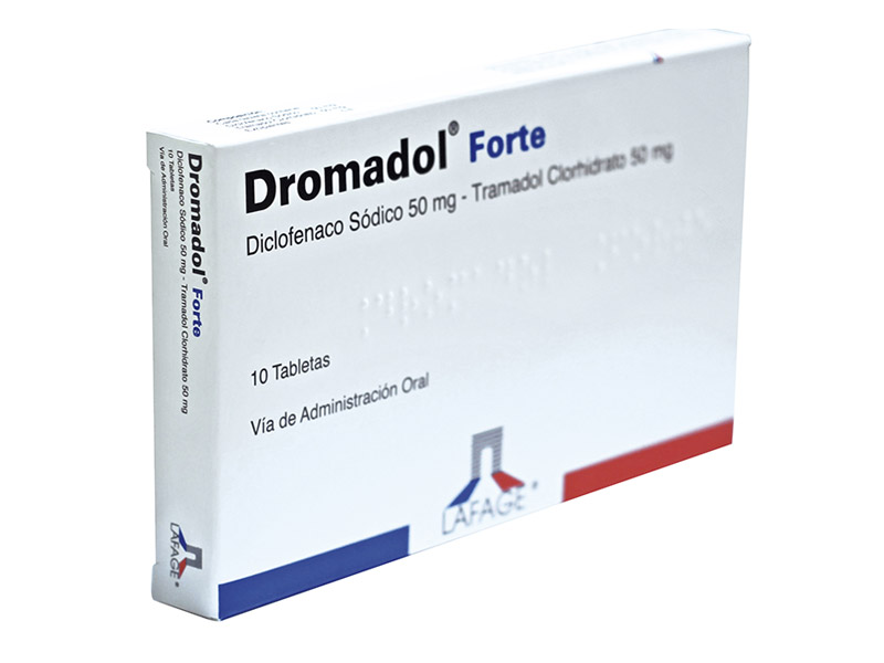 DROMADOL FORTE 50MG/50MG 10 TAB CAJA