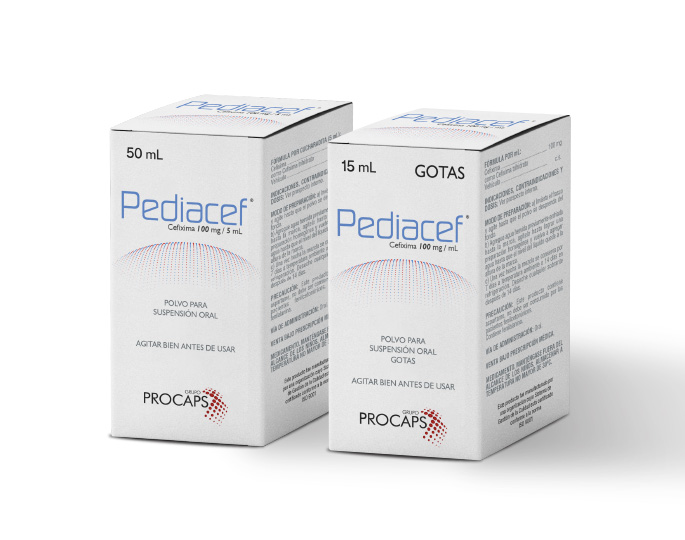 PEDIACEF GOTAS 100 MG/ML FRX15 ML