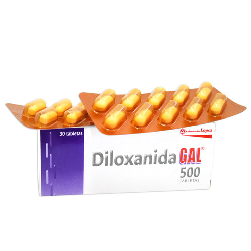 DILOXANIDA GAL 500 TAB  CAJA X 30