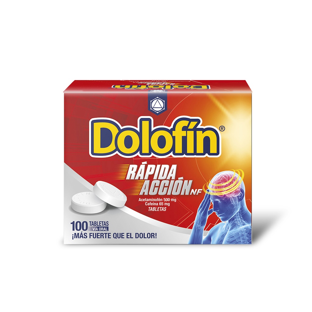 DOLOFIN RAPIDA ACCION NF 100 TAB X DISP