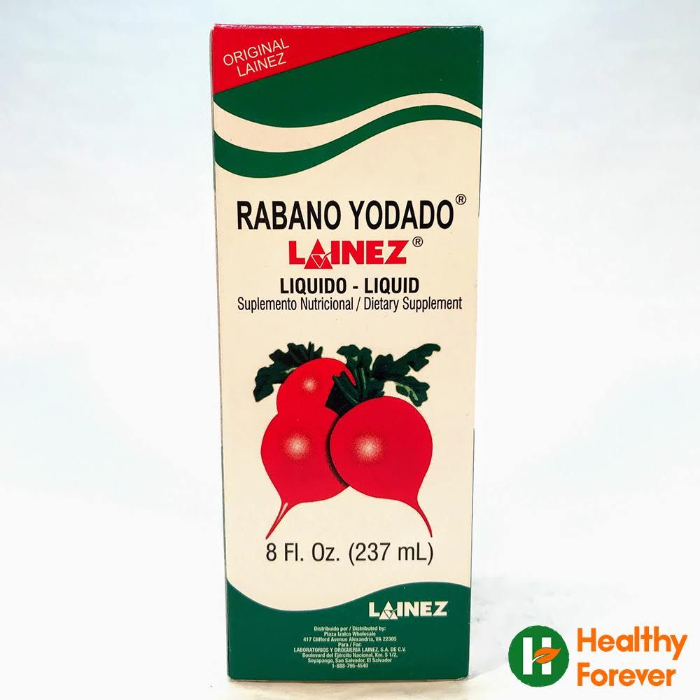 RABANO YODADO JARABE 240 ML X FRASCO