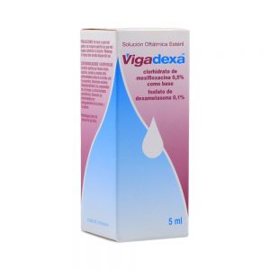 VIGADEXA SOLUCION OFTALMICA 5 ML FRASCO