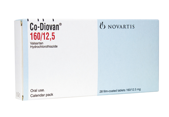 CO-DIOVAN 160/12.5 MGS 28 GRAGEAS CAJA