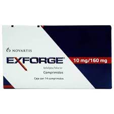 EXFORGE 10 MGS/160 MGS 14 COMPRS CAJA