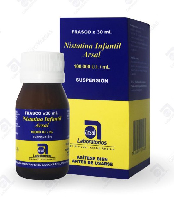 NISTATINA SUSP. GOTAS ORALES FCO X 30ML