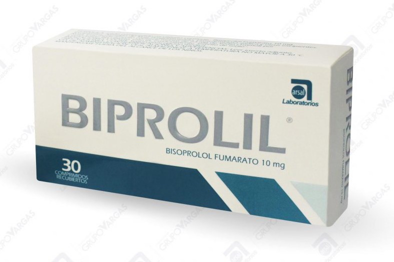 BIPROLIL 10 MG X 30 COMP REC