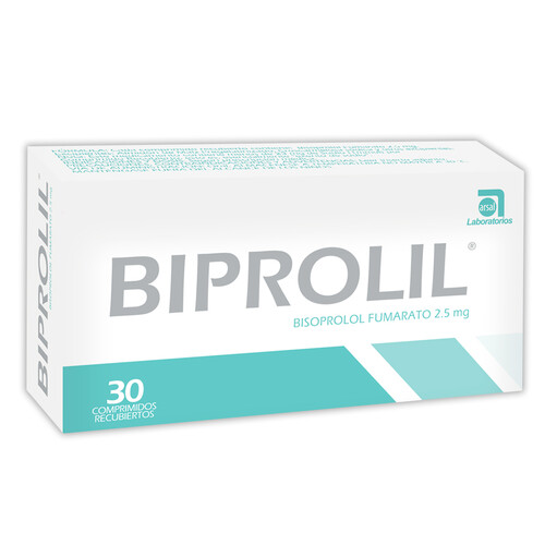 BIPROLIL 2.5 MG X 30 COMP REC