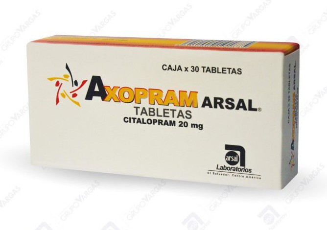 AXOPRAM ARSAL 20 MG CJA X 30 TAB