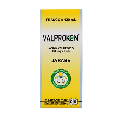 VALPROKEN JARABE 250MG/5ML FCO. X 120 ML