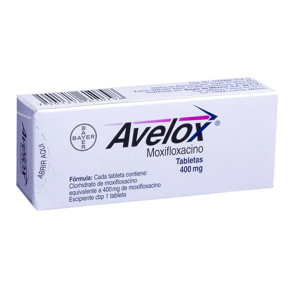 AVELOX 400 MG X 20 TAB