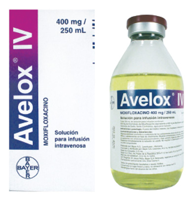 AVELOX I.V. 400 MG FCO X 250ML