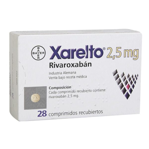 XARELTO 2.50 MG CJA X 28 TAB