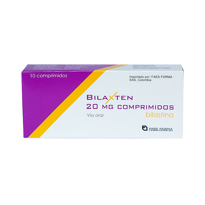 BILAXTEN 20 MG X 10 COMPRIMIDOS