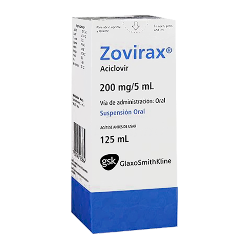 ZOVIRAX SUSPENSION X 125 ML