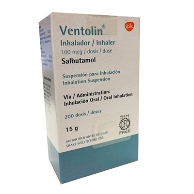 VENTOLIN INHALADOR (SIN CFC)