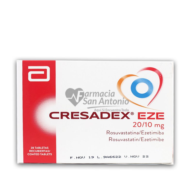 CRESADEX EZE 20/10 MG X 28 CMP