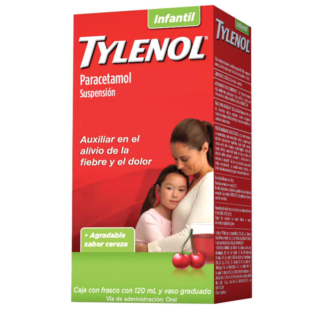 TYLENOL SUSP SABOR CEREZA FCO X 120 ML