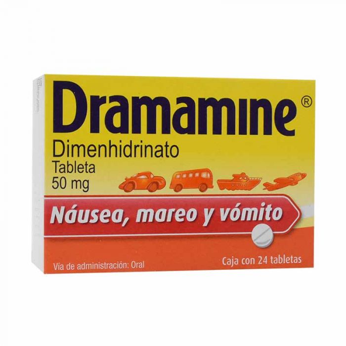 DRAMAMINE 50 MG X 24 TAB