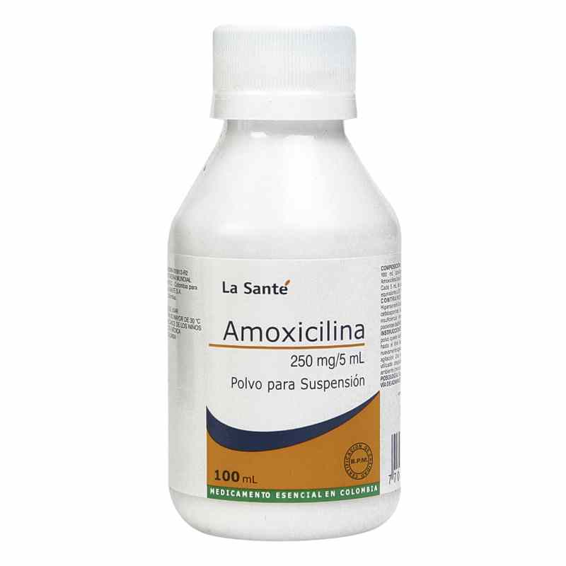 AMOXICILINA POLVO 250MG/5ML.X 100ML