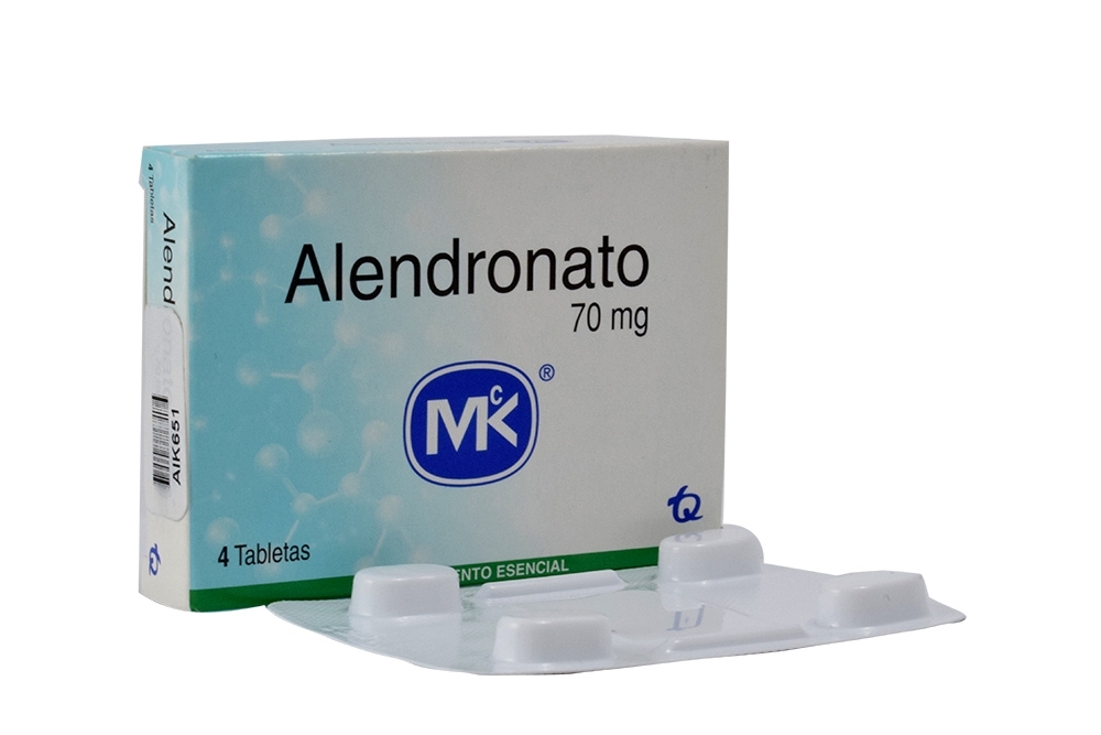 ALENDRONATO 70 MG CJA X 4 TAB