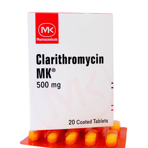 CLARITROMICINA MK 500MG RECUB. CJA X 20