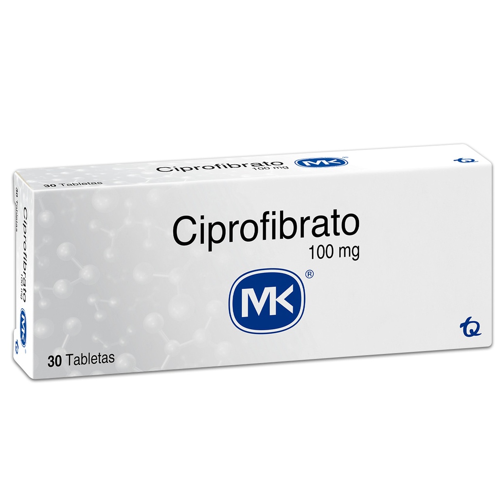 CIPROFIBRATO MK 100 MG X 30 TAB