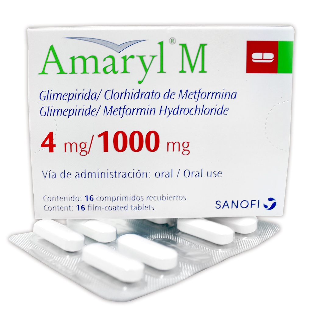 AMARYL M 4MG/1000 X 16 TAB