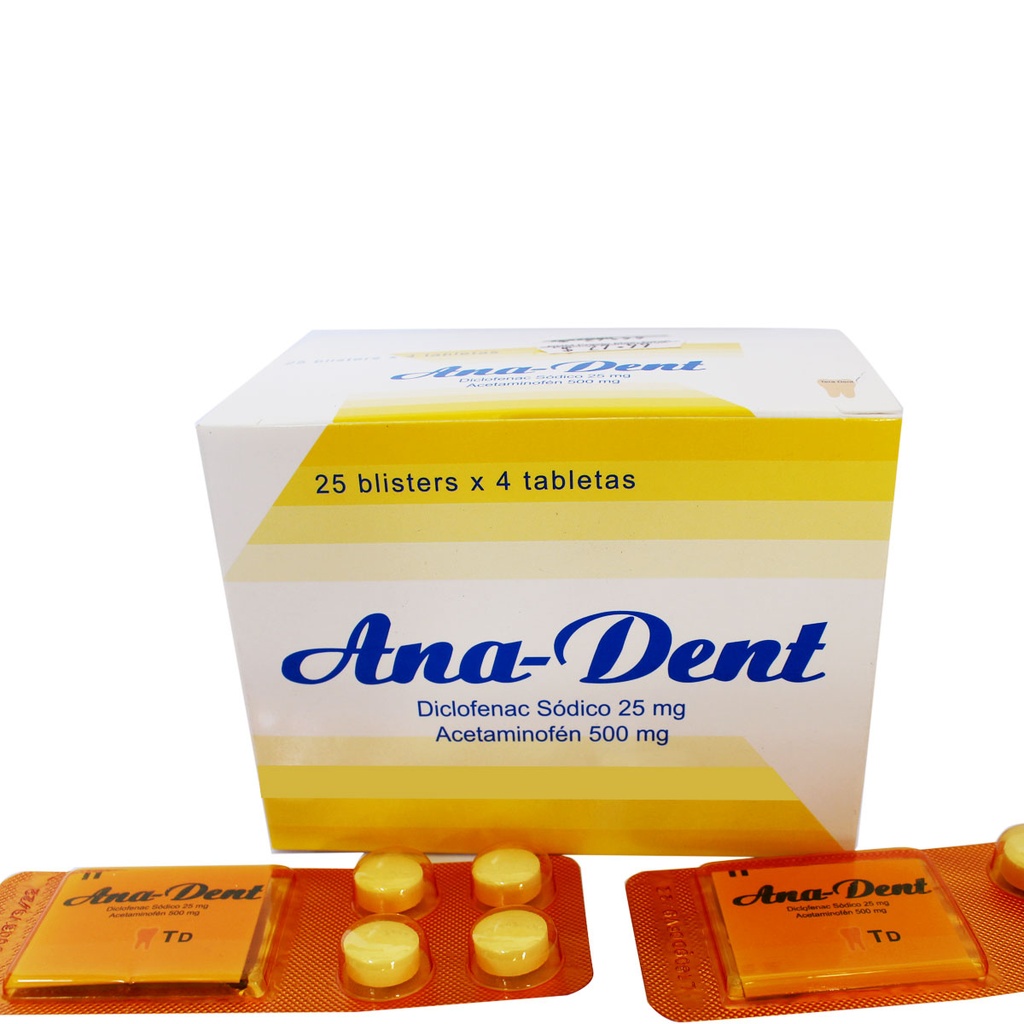 ANA-DENT TD SOBRE X 4 DISP.X 100 TAB