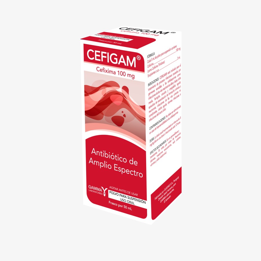 CEFIGAM (Cefixima) 100mg Polvo Para Susp. Fx50ml