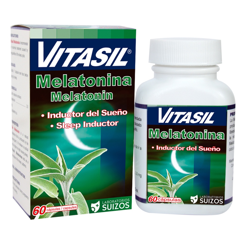 VITASIL MELATONINA 3 MG X 60 CAPSULAS