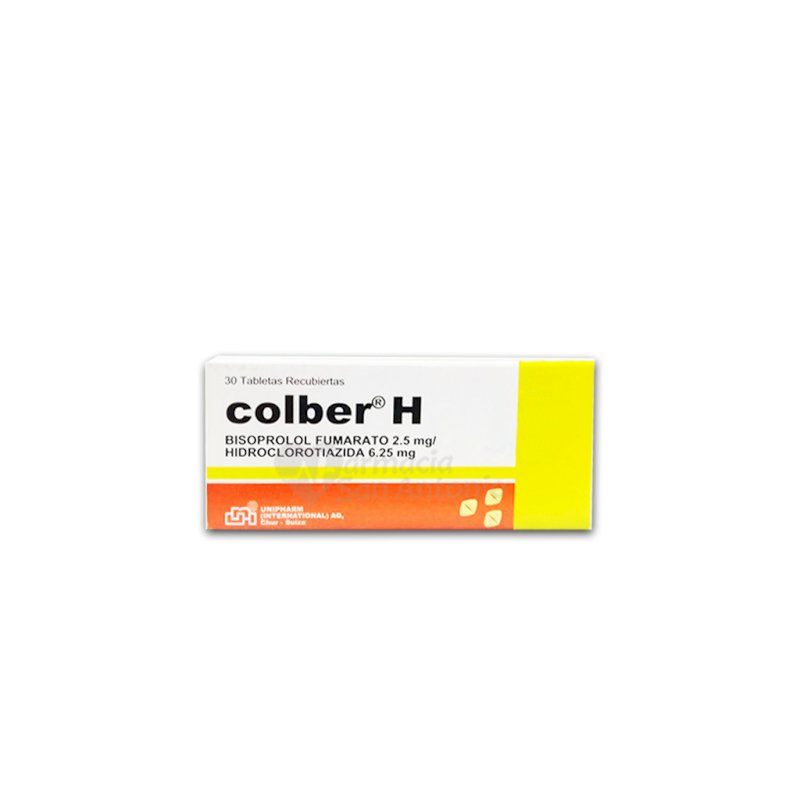 COLBER H 2.5/6.25 MG X 30 TAB FP