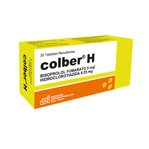 COLBER H 5/6.25 MG X 30 TAB FP